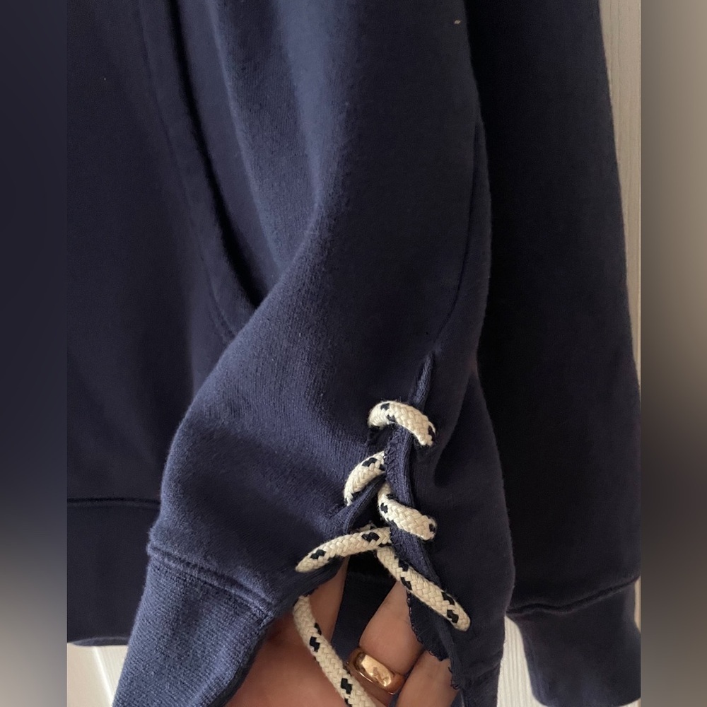 Krost Nautica Fair Winds Vented Large Navy Urban Outfitters Hoodie Nordstrom NWT - Picture 2 of 14